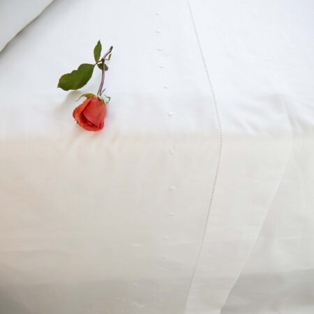 White Cotton Bedding Set Hand Embroidered 14 1