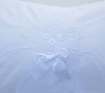 Luxury White Cotton Pillowcases Hand Embroidered  - Image 4