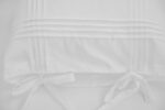 White Cotton Pillowcases Adorned with Pleats and Bows - Image 5