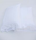 White Cotton Pillowcases Adorned with Lace Trims - Image 5