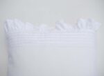 White Cotton Pillowcases Adorned with Lace Trims - Image 6