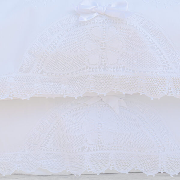 White Pillowcases Hand Embroidered 5