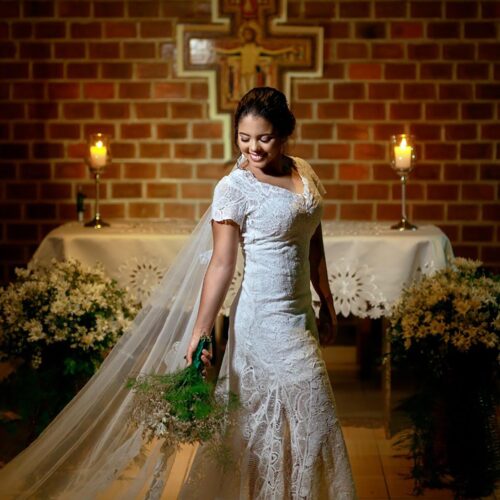 Lace Wedding Dress Fully Hand Made