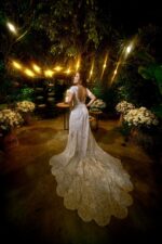 Bespoke Handmade Lace Wedding Dress - Image 3