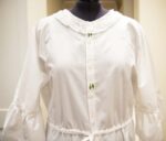 Bespoke Ladies White Cotton Nightdress Hand Embroidered - Image 2