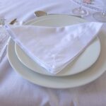 White Cotton Napkins Table Linen Dinner Party - Image 3