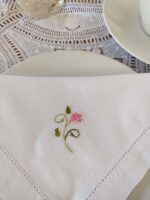 White Cotton Napkins Table Linen Dinner Party - Image 5