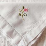 White Cotton Hand Embroidered Napkins
