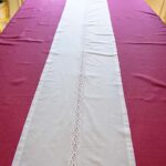 White Cotton Table Runners Table Linens Wedding