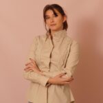 Cotton Long Sleeve Tops for Women Adorned with Handmade Lace Trims - Image 7
