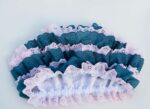 Multi-Layered two-colour Broderie Anglaise Women Frilly Knickers