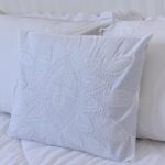 bespoke linen and cotton cushion covers hand embroidered