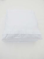 White Cotton Continental Shams Pillowcases with Ruffles and Lace Trims 65cm x 65cm - Image 6