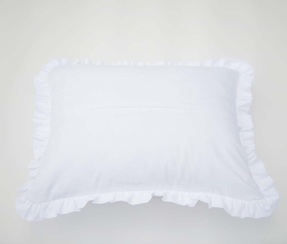 Cotton Cushion Covers with Frills for Bed